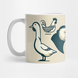 Friends - Marcel, The Chick, The Duck - Version 1 Mug